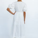 Summer Sundance Maxi Dress White