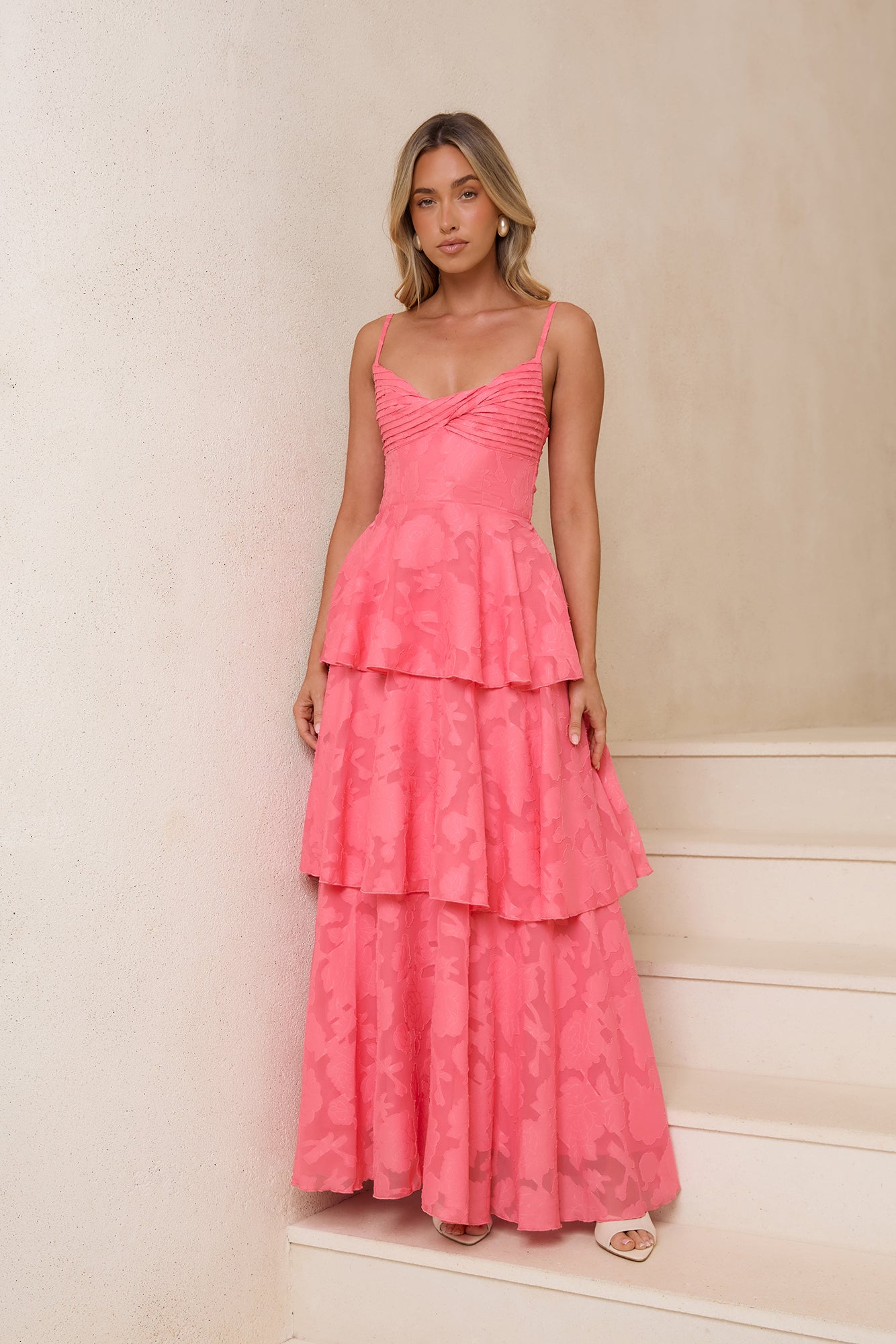 Sweet Promises Maxi Dress Coral
