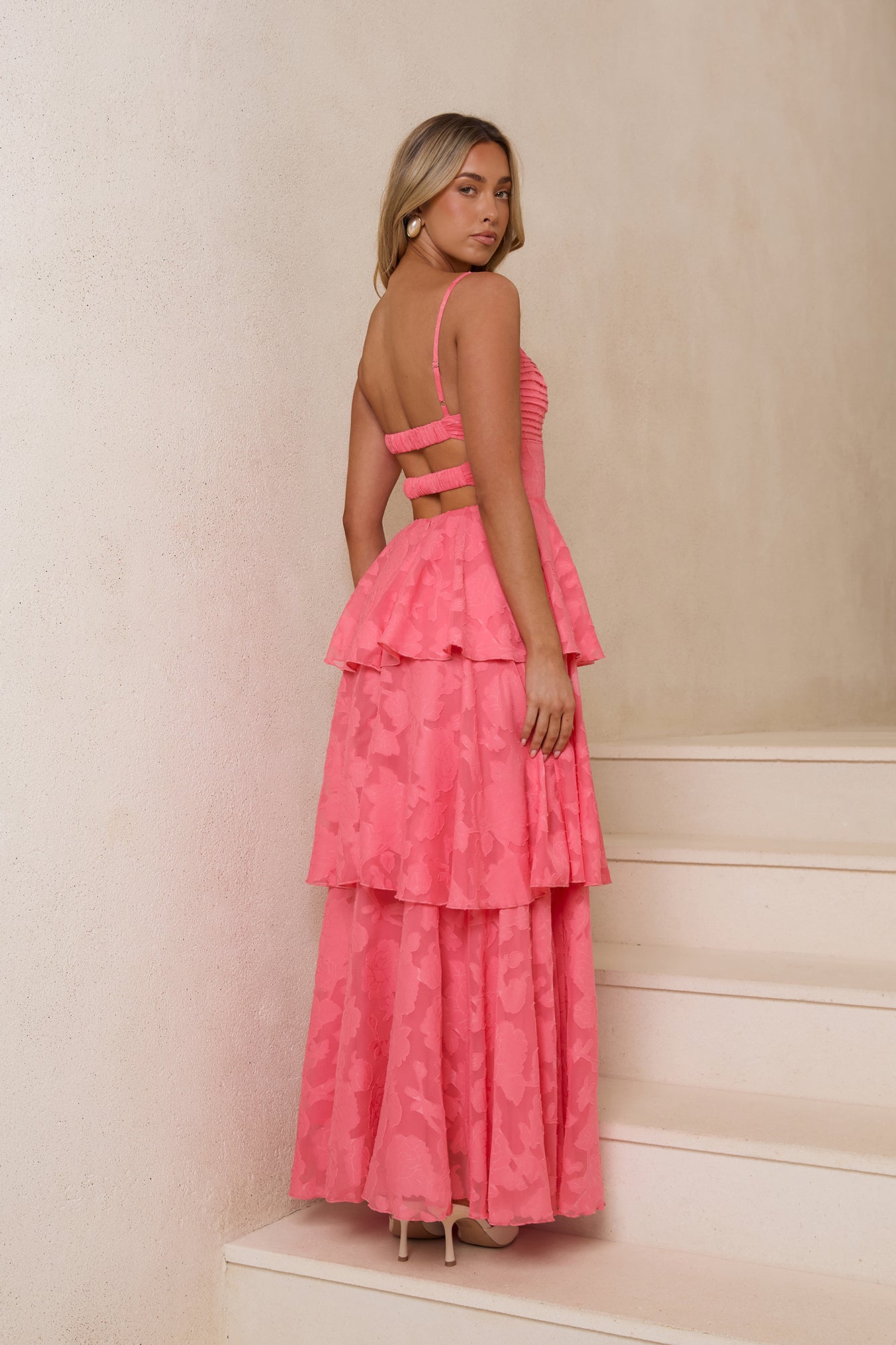 Sweet Promises Maxi Dress Coral