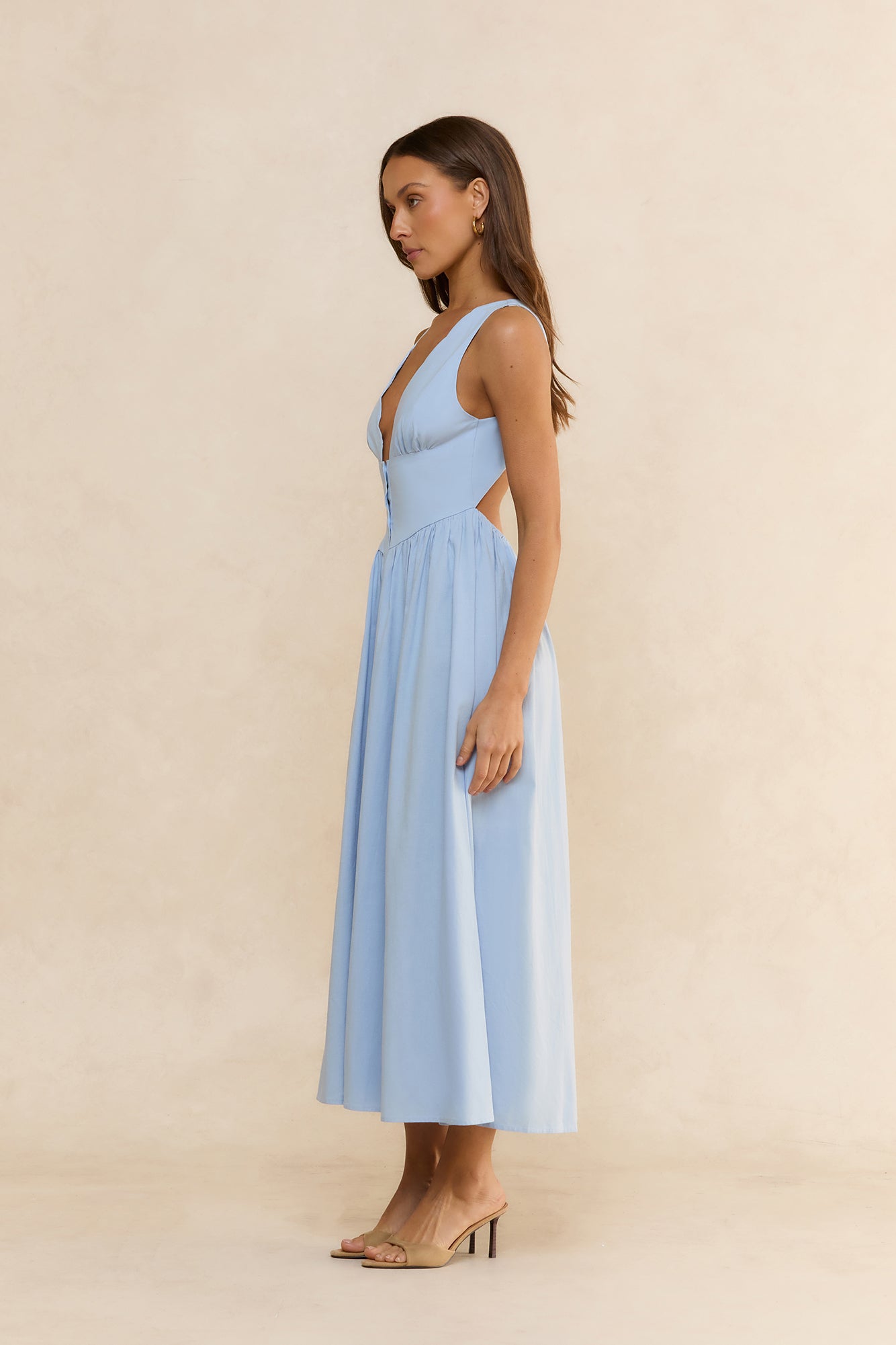Chasing Daylight Maxi Dress Blue