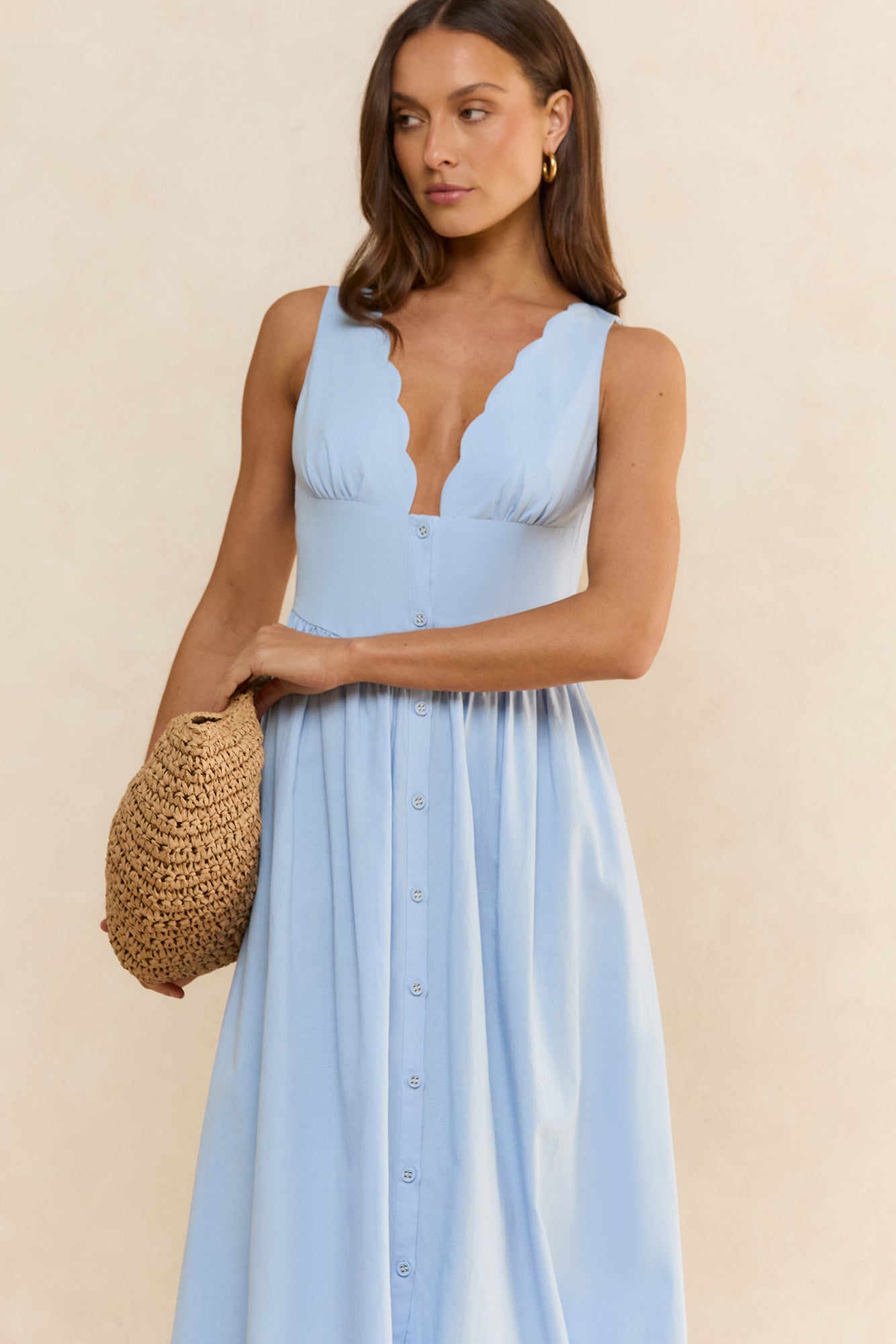 Chasing Daylight Maxi Dress Blue