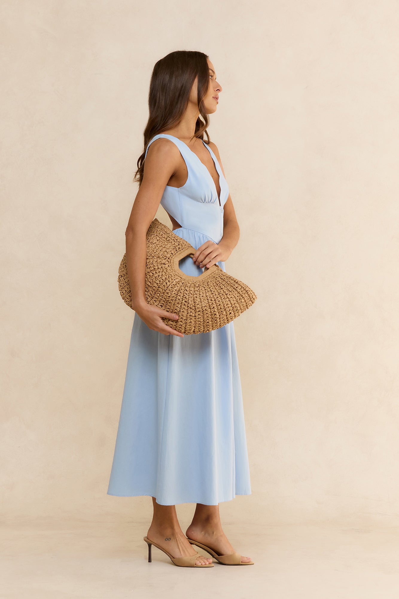 Chasing Daylight Maxi Dress Blue
