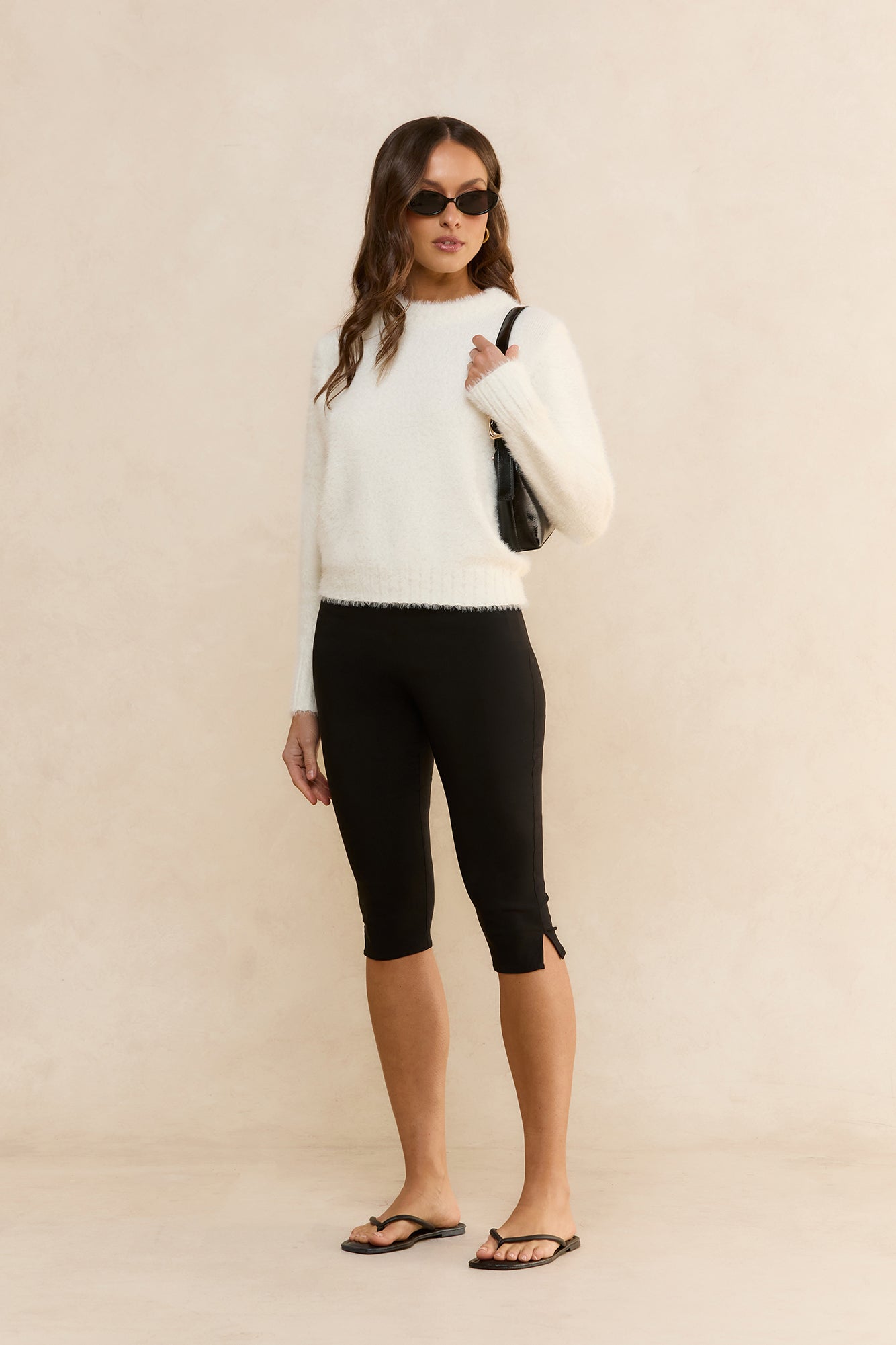 Cosy Moments Knit Jumper White
