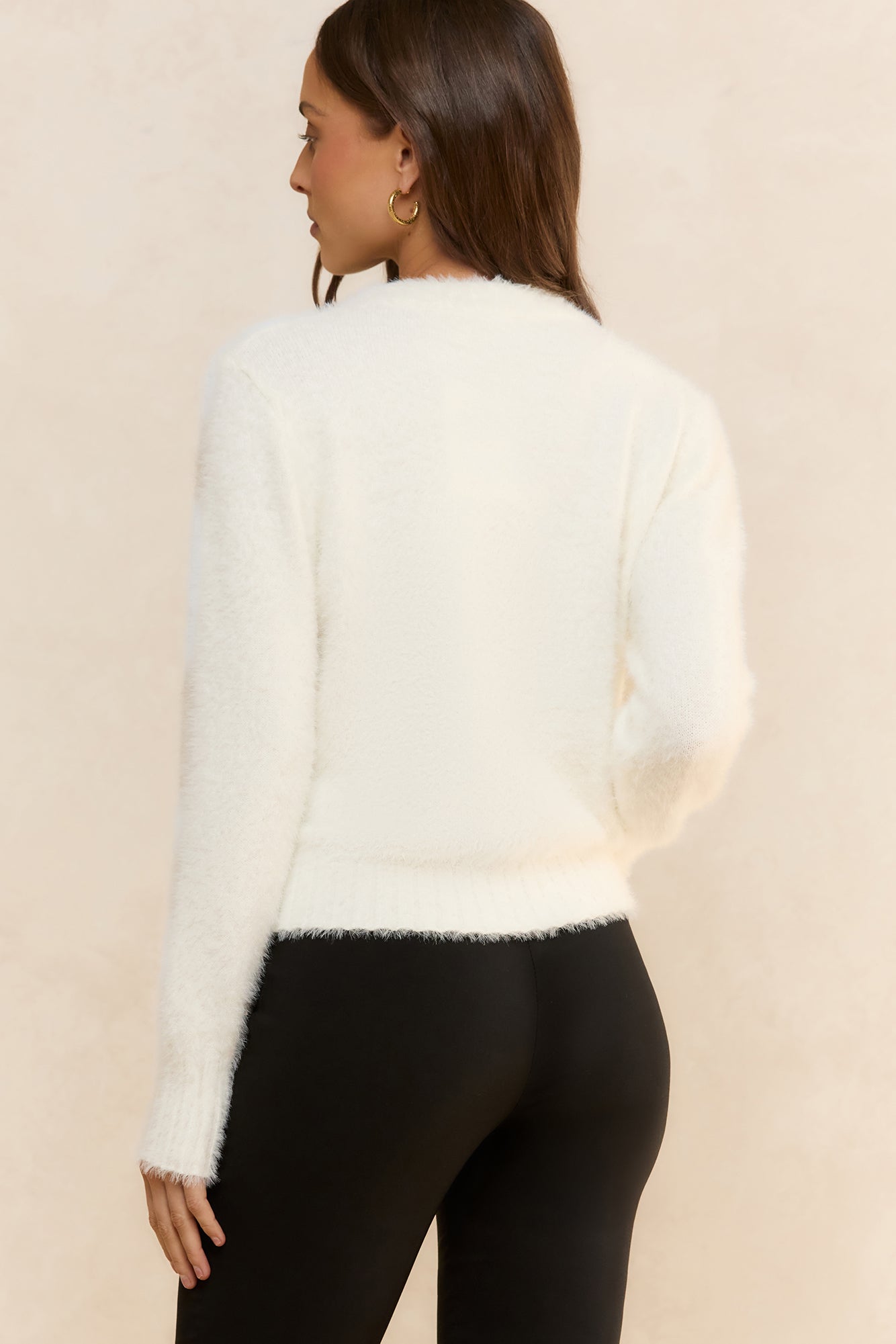 Cosy Moments Knit Jumper White