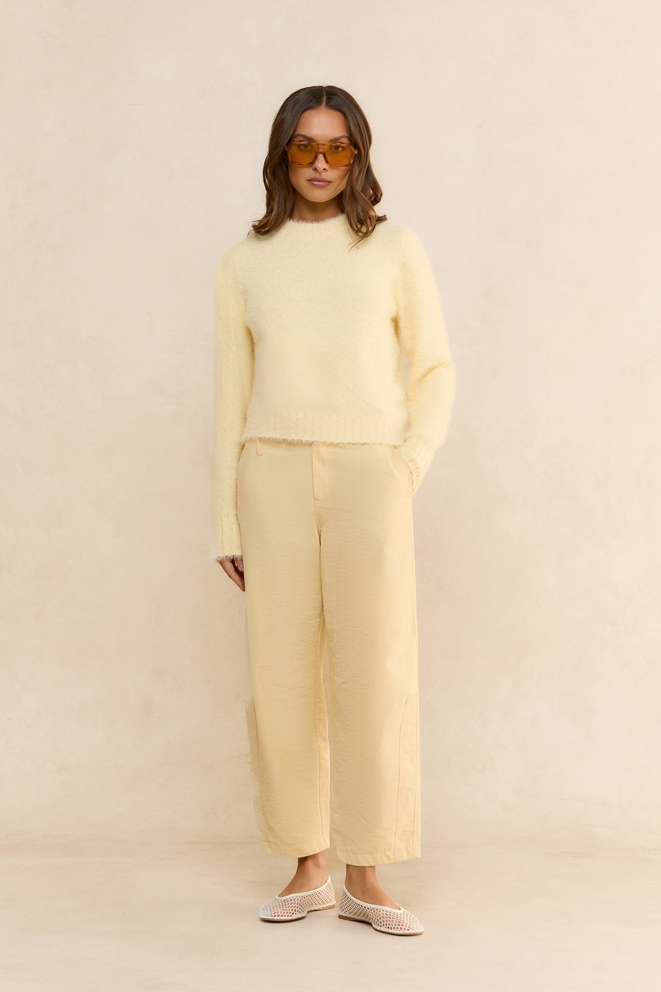 Cosy Moments Knit Jumper Yellow