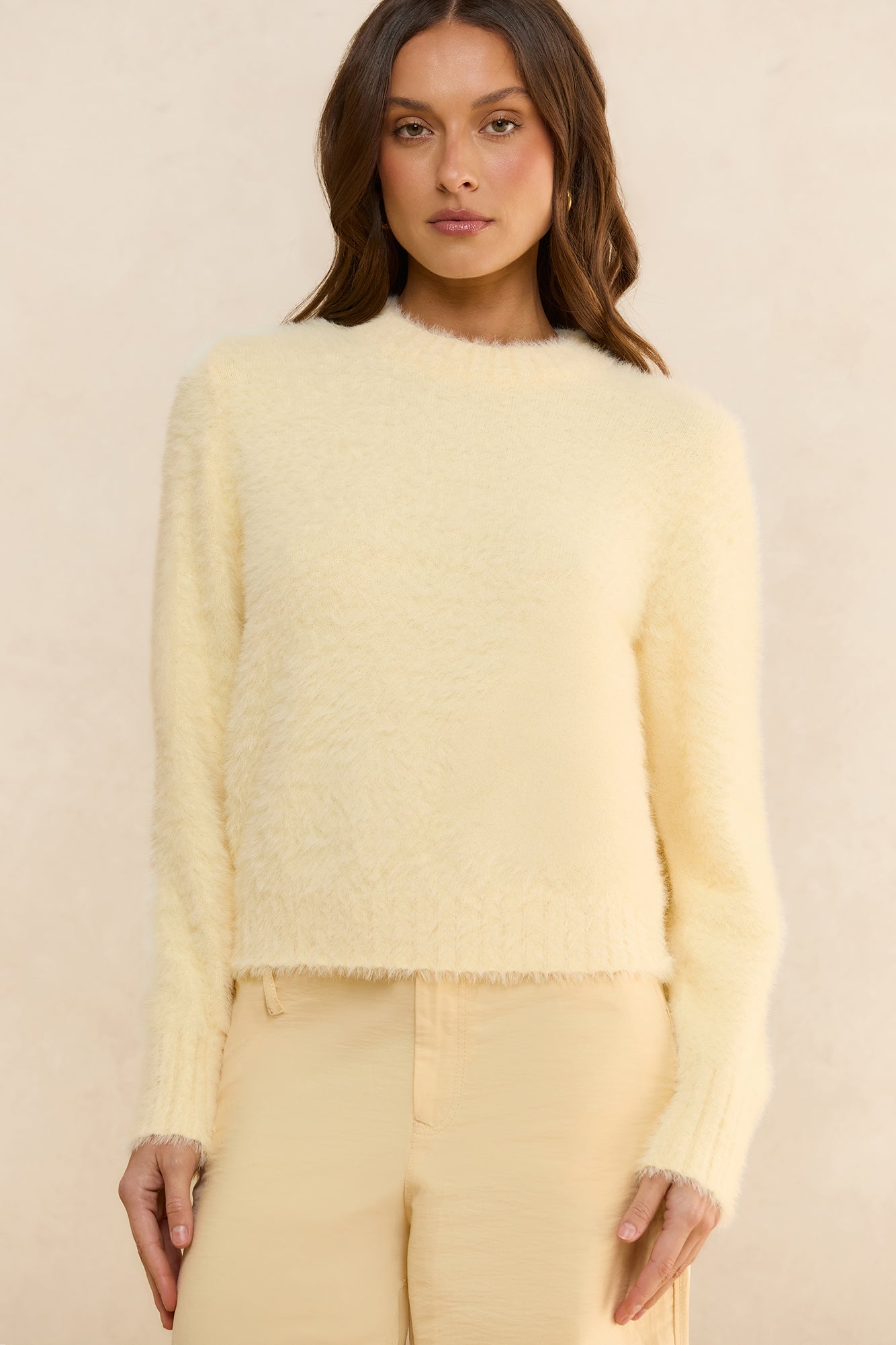 Cosy Moments Knit Jumper Yellow