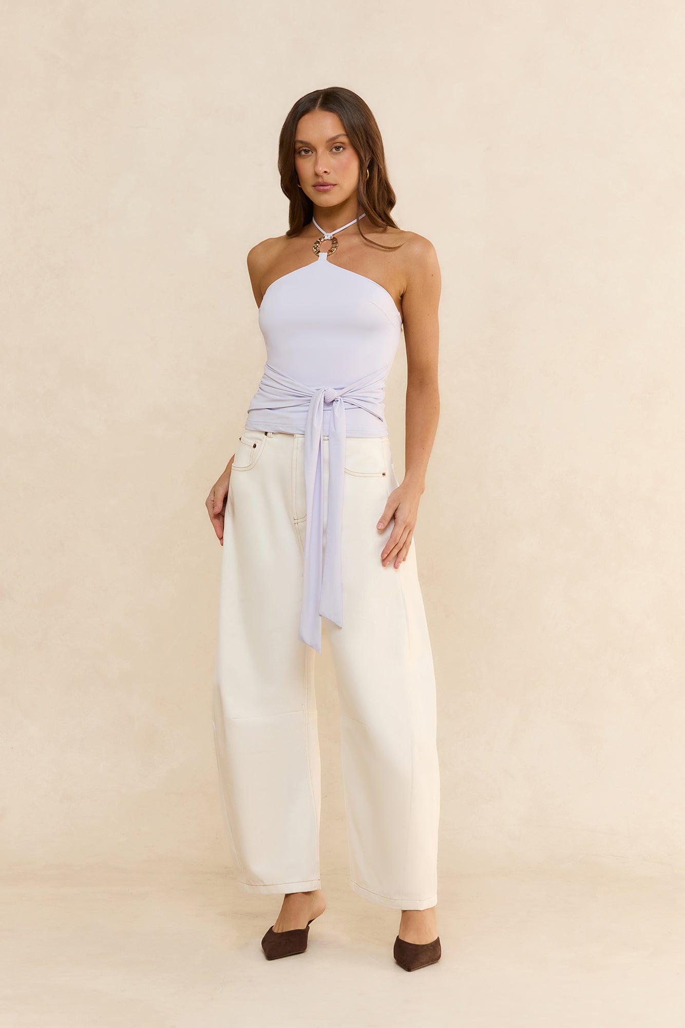 Antiquity Halter Top Lilac