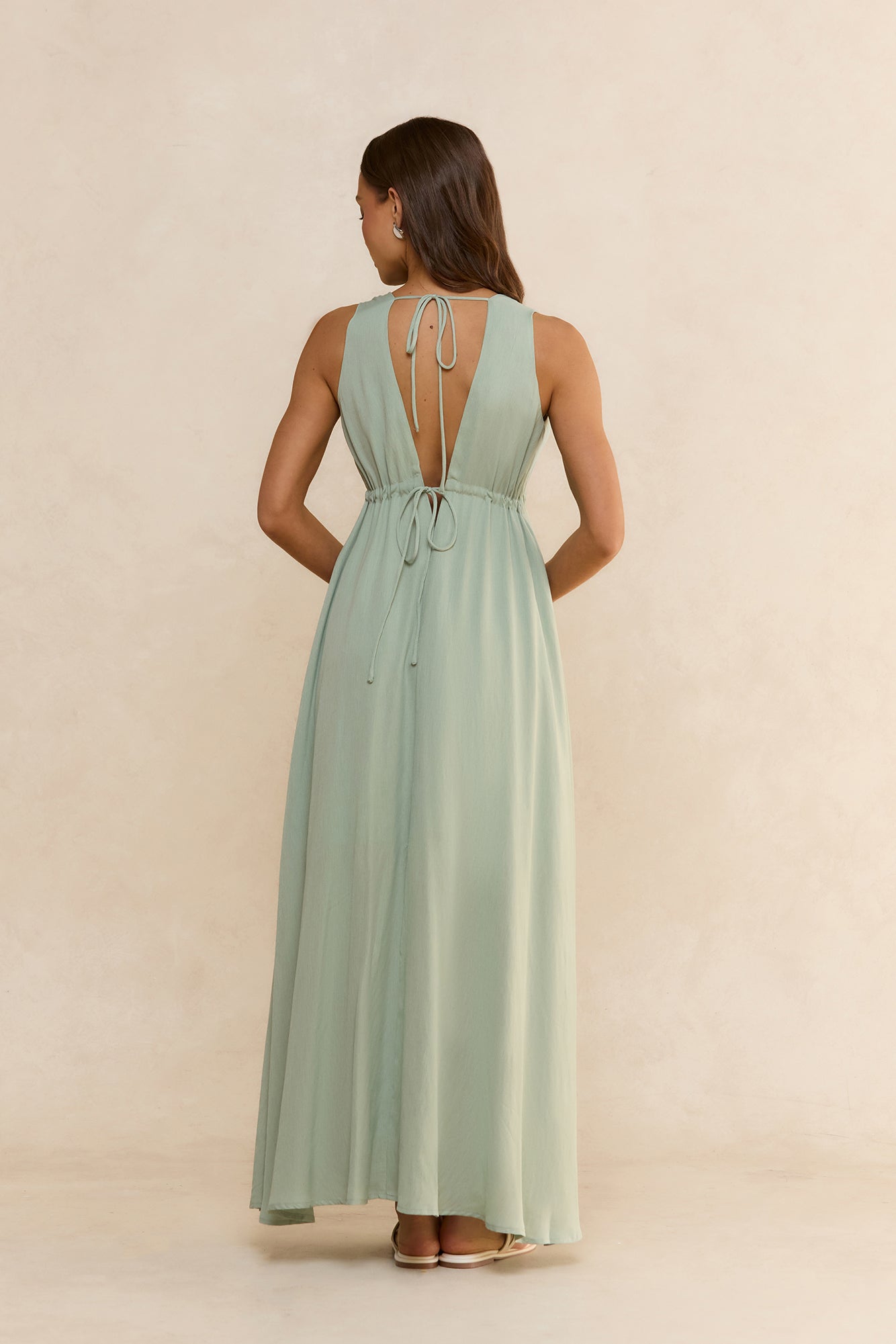 Safety Net Maxi Dress Sage