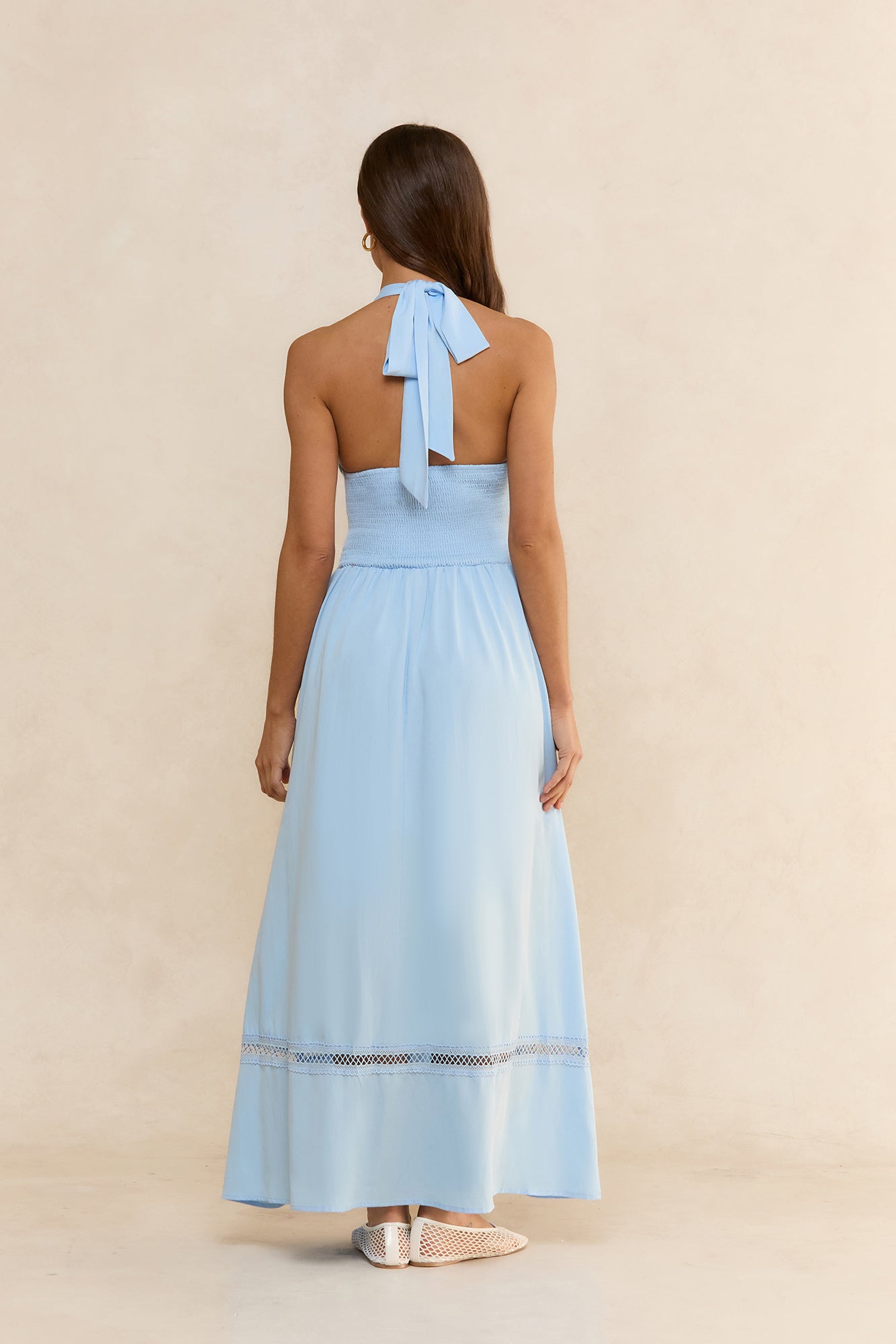 Days Of Dreaming Halter Maxi Dress Blue