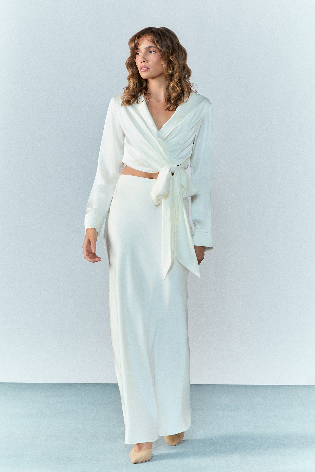 Satin Breeze Set White