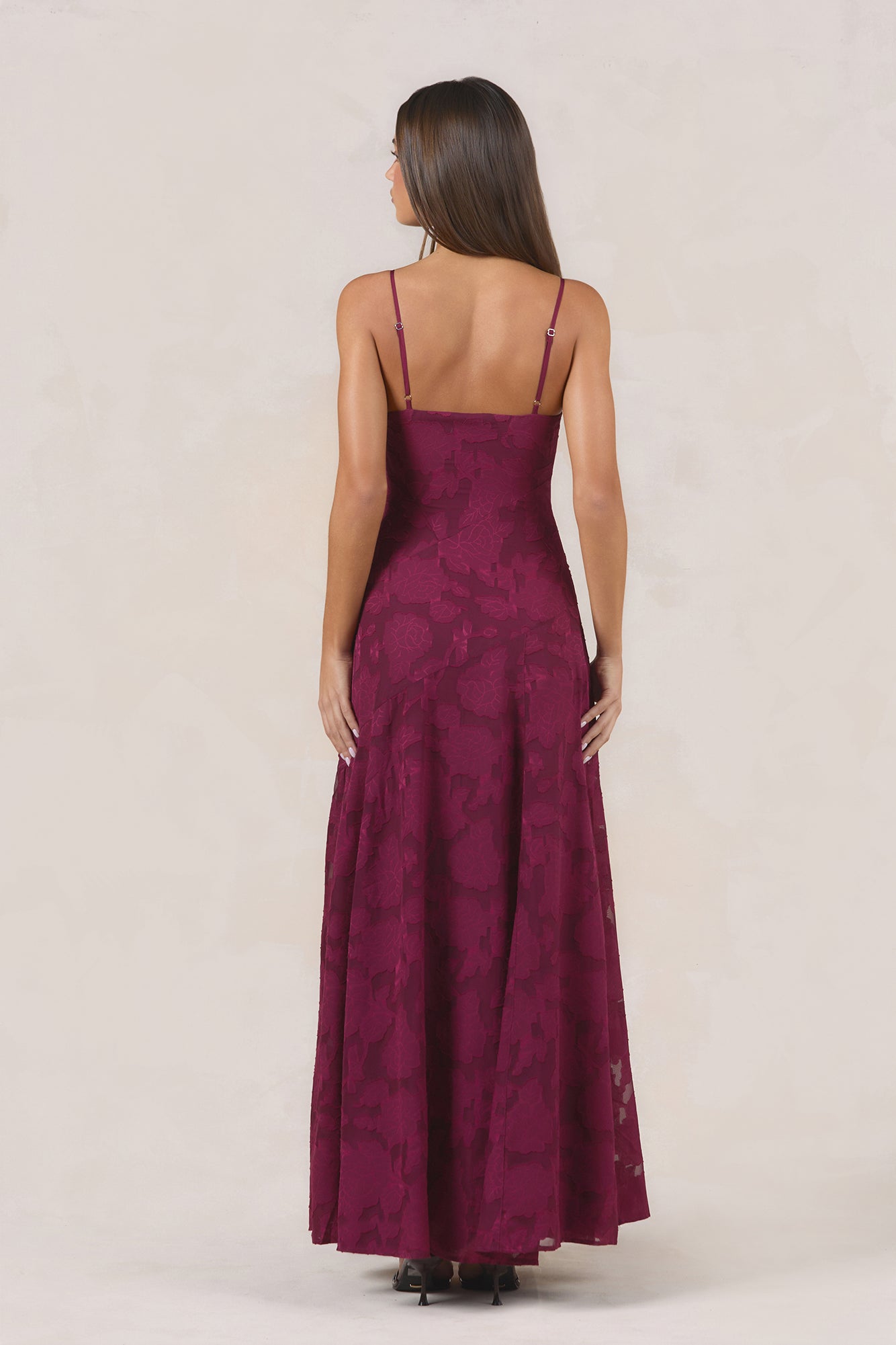 Dancing Spark Maxi Dress Wine