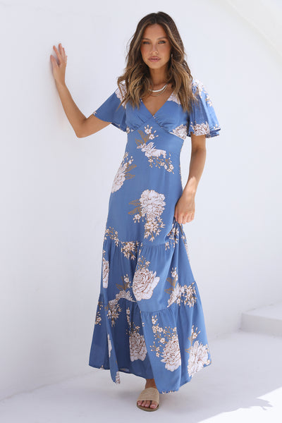 Love Again Maxi Dress Blue