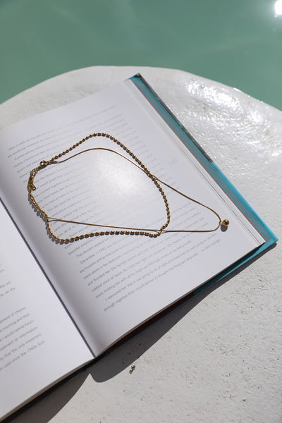 18k Gold Plated In Your Orbit Necklace