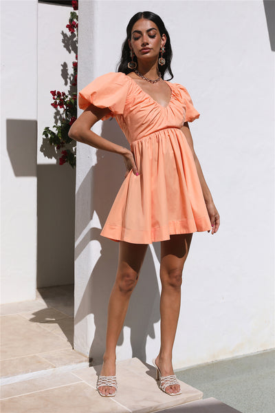 Stolen Heart Dress Orange