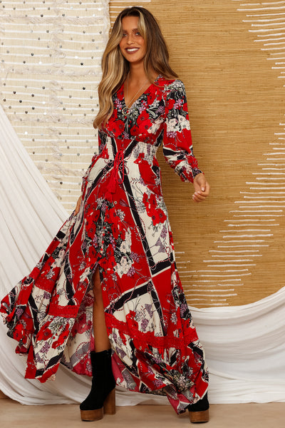 Lucerne Maxi Dress Red