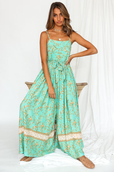 Inner Gypsy Jumpsuit Mint