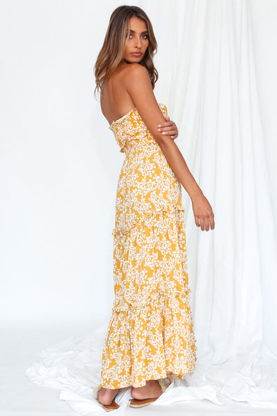 Atlas Maxi Dress Mustard