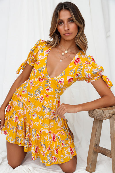 Sunseeker Dress Mustard