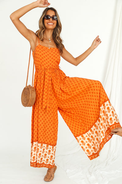 Grateful Jumpsuit Orange