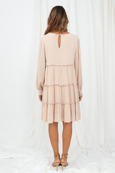 Life On Mars Dress Beige