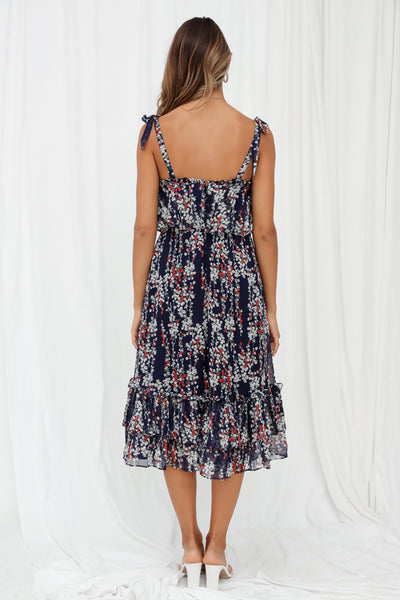 Sussex Midi Dress Navy-TO HM