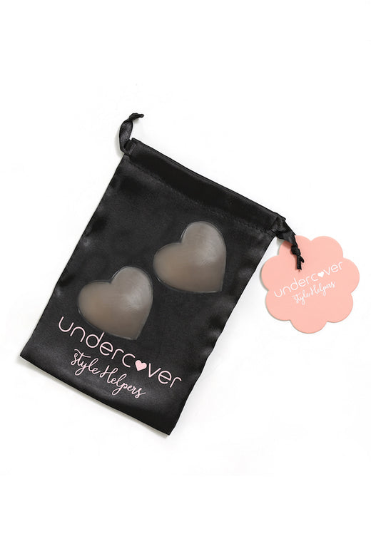 UNDERCOVER STYLE HELPERS Sweetheart Nipple Covers Nude