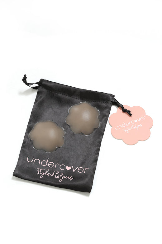 UNDERCOVER STYLE HELPERS A Flower For You Nipple Covers Nude