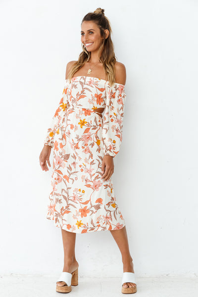 Sweet Caramel Midi Dress