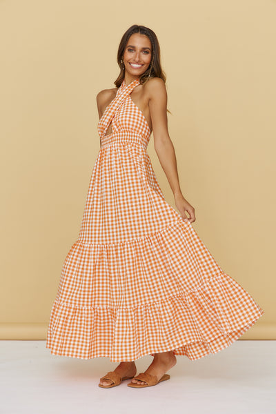 One Dream Maxi Dress Orange