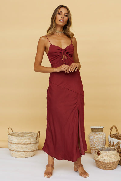 Melted Sugar Maxi Dress Brown