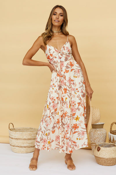 Know The One Maxi Dress Beige