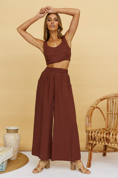 Sweet Horizon Pants Brown