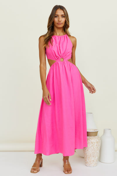 Aulma Maxi Dress Pink