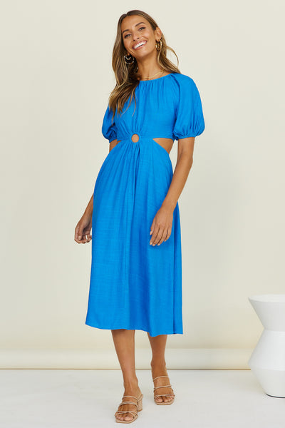 Warmth From Within Maxi Dress Blue
