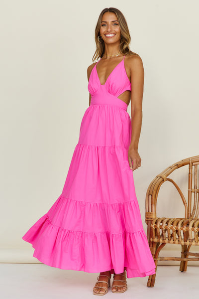 Sweet Like Sugar Maxi Dress Pink