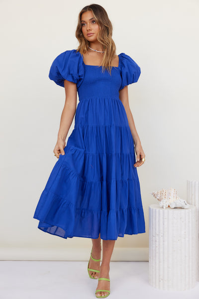 Adela Maxi Dress Blue