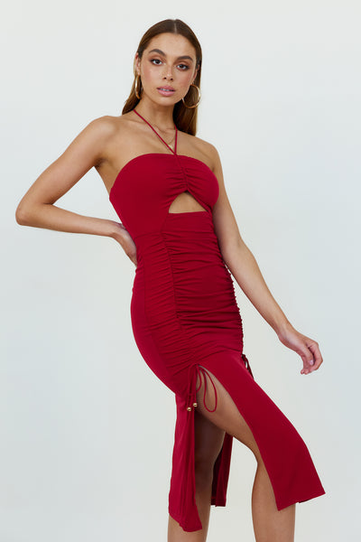 Counting Stars Maxi Dress Red