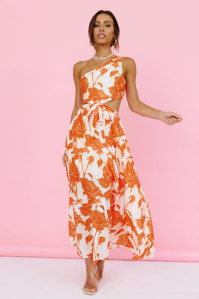 Sundazed Maxi Dress Orange