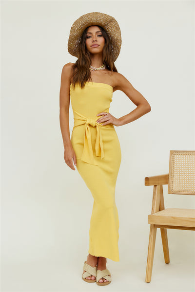 Love Of Sol Maxi Dress Yellow