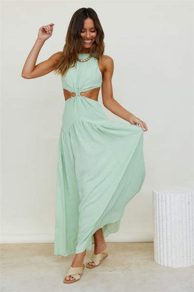 Morning Faye Maxi Dress Green