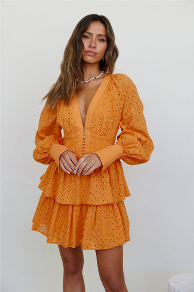 Citrus Scents Dress Orange
