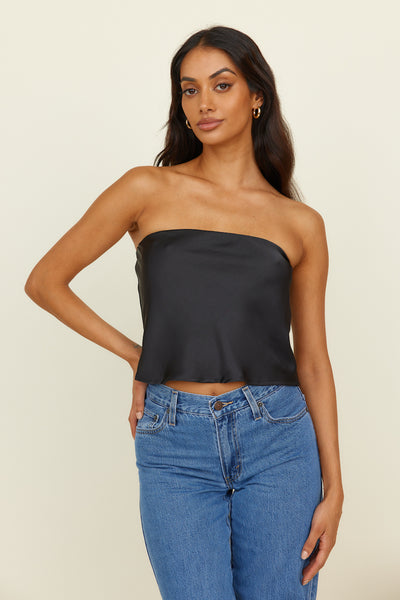 Forever Ago Top Black