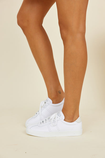 SUPERGA 2843 Club S Comfort Leather Sneakers White