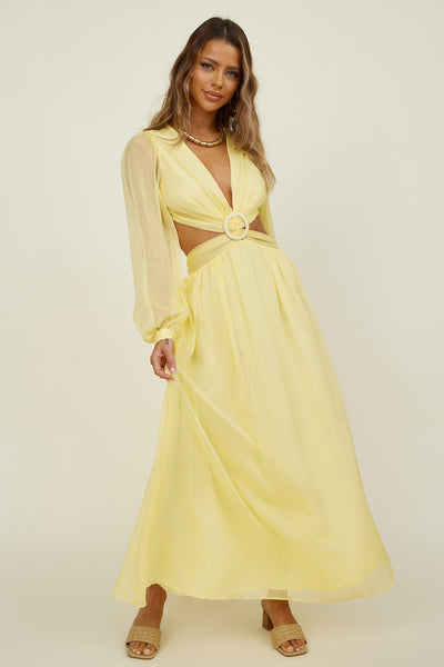 Celsius Maxi Dress Yellow