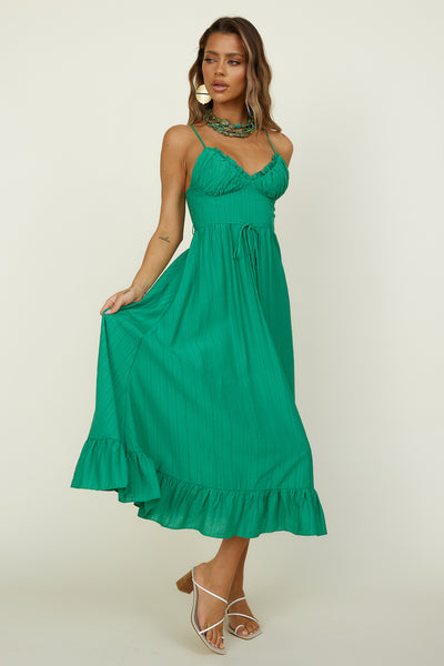 I'm Yours Maxi Dress Green