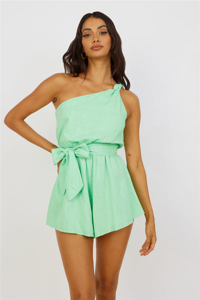 Happy For You Playsuit Green