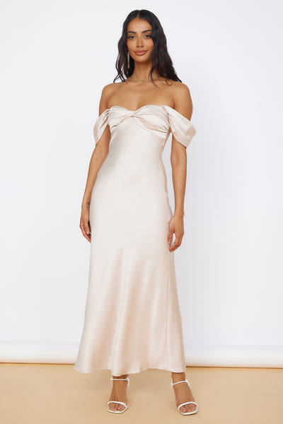 Sunny Reflections Maxi Dress Champagne
