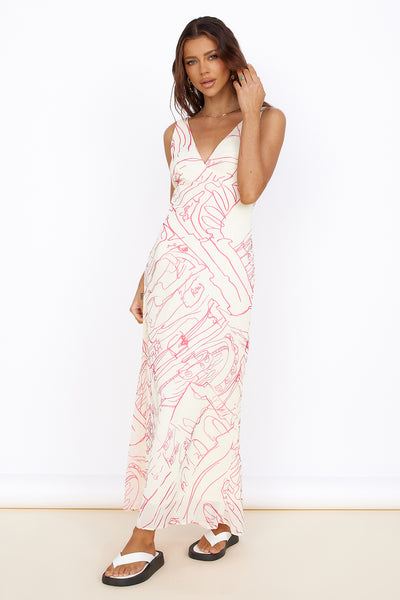 Beach Bliss Maxi Dress Pink