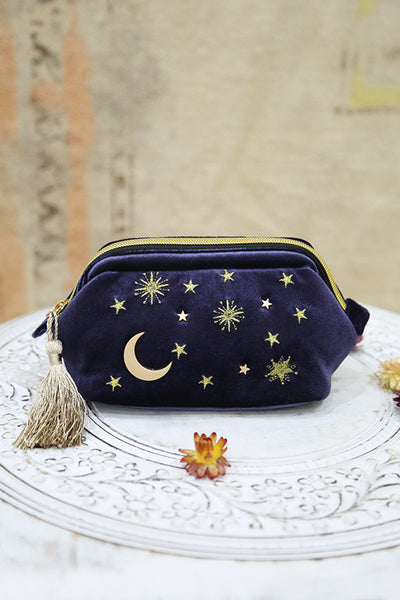 Stargazer Travel Pouch Midnight Blue