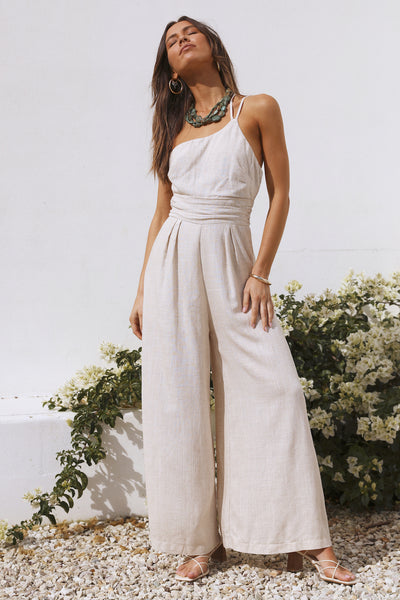 Sorrento Jumpsuit Beige